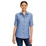 Burnside Ladies' Chambray Woven Shirt